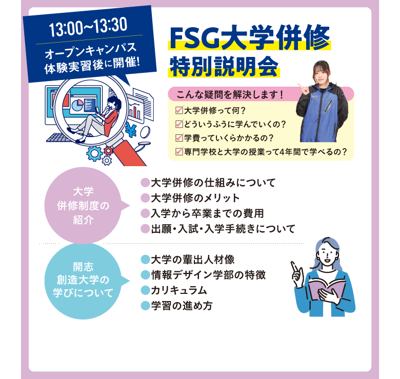 FSG大学併修特別説明会