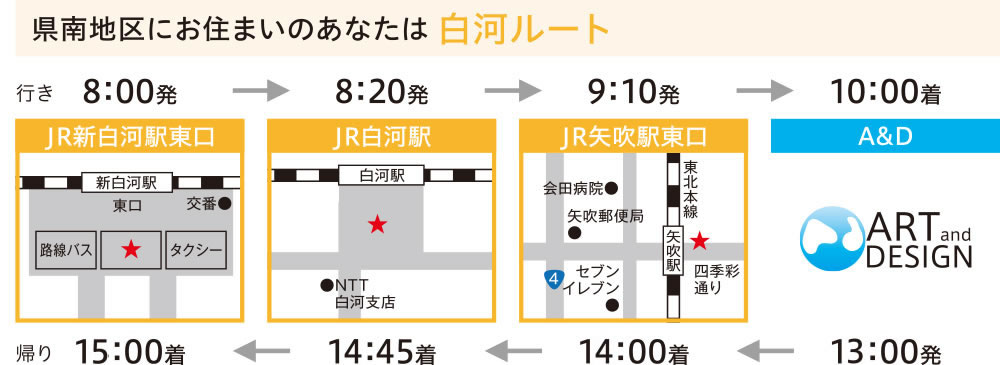 白河ルート